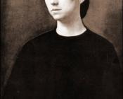 彼得罗 阿尼戈尼 : Ritratto di signora in nero con le mani sulle ginocchia